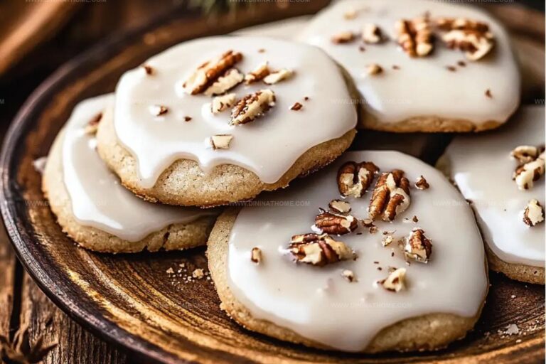 Pecan Sugar Cookies With Brown Butter Icing Recipe