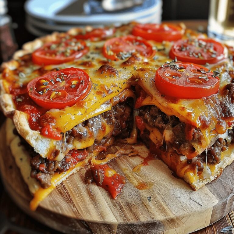 The Pizza Burger Pie Recipe