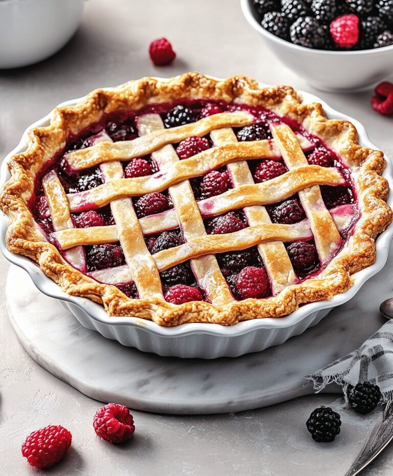 Triple Berry Pie Recipe