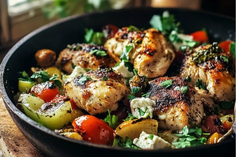 Skillet Greek Chicken Recipe