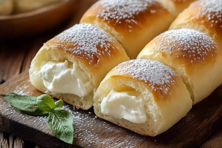 Maritozzo Italian Rolls Filled With Vanilla Cream Recipe