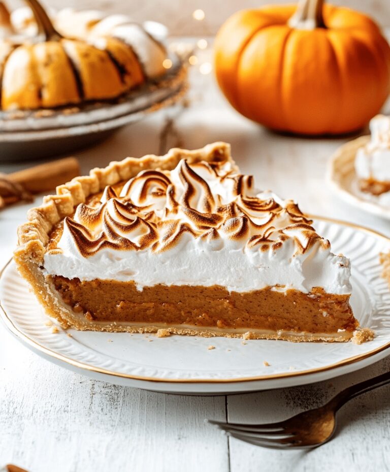 Chai Pumpkin Meringue Pie Recipe