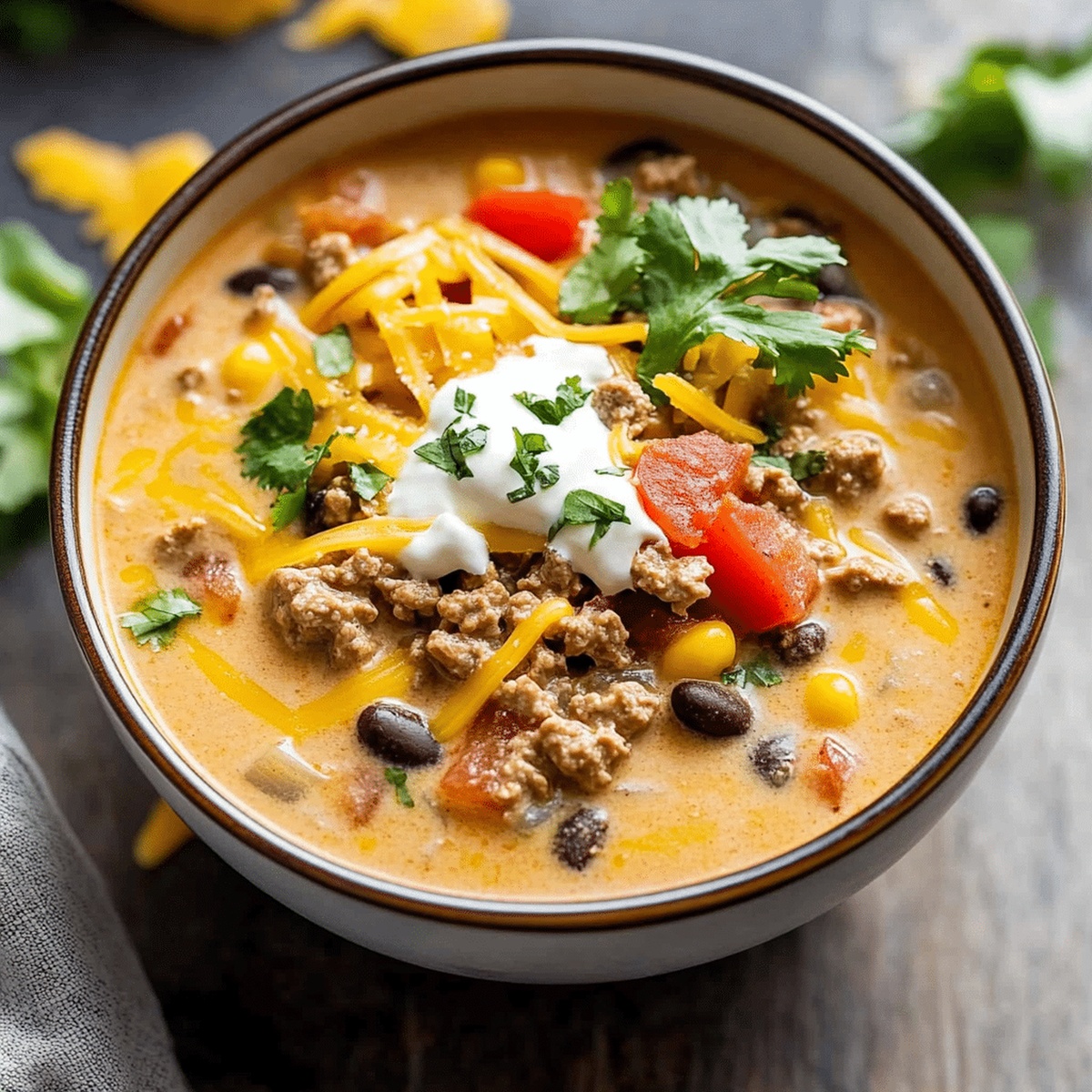 Creamy Taco Soup Recipe