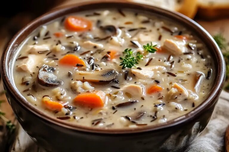 Chicken Mushroom Wild Rice Soup Recipe