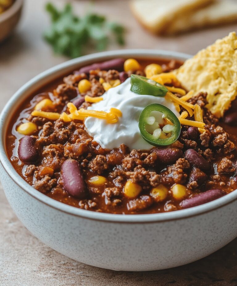 Quick Easy Chili Recipe on Stove Top Recipe
