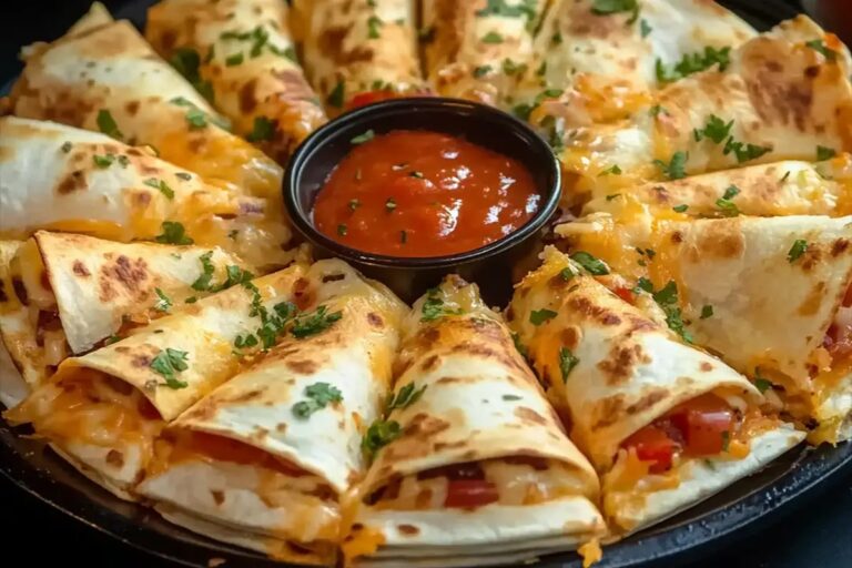Blooming Quesadilla Ring Recipe