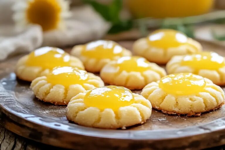 Lemon Curd Thumbprint Cookies Recipe