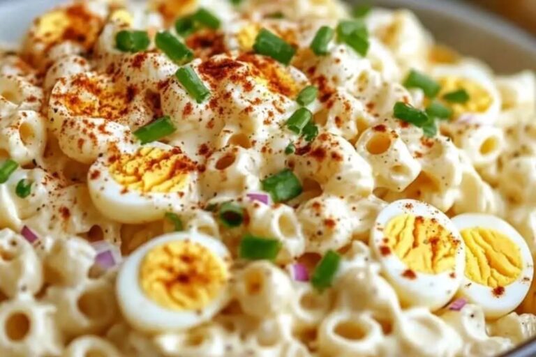 Easy Deviled Egg Pasta Salad Recipe