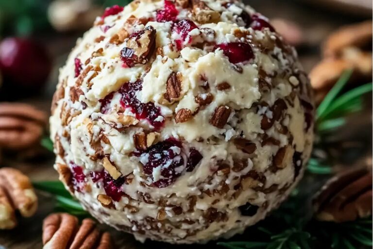 Cranberry Pecan Cheese Ball Recipe