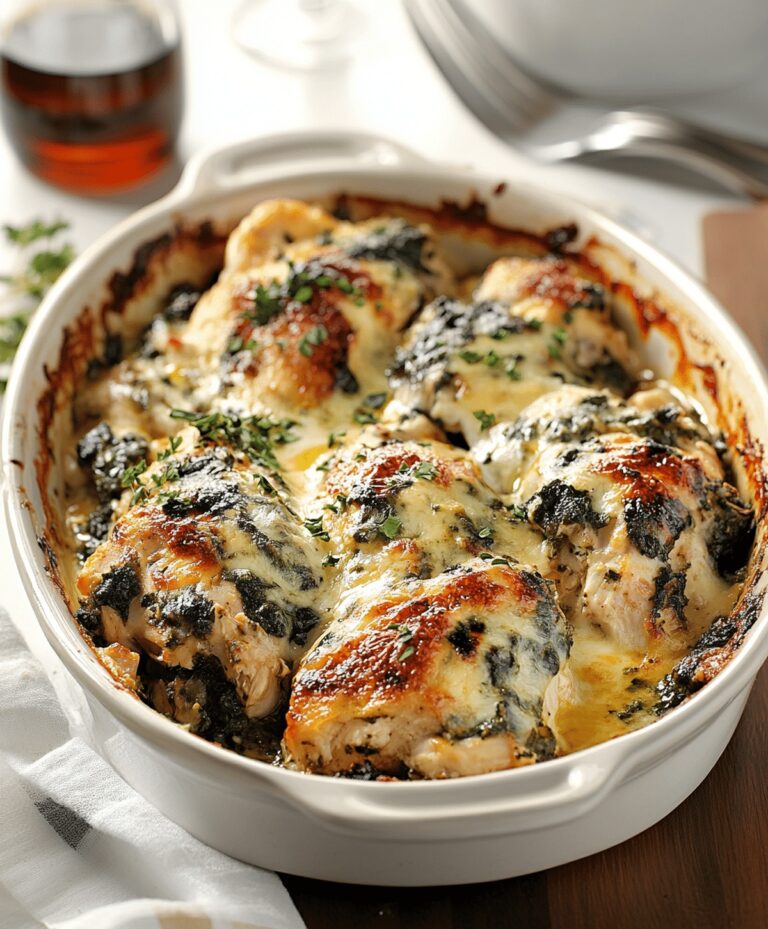 Baked Tuscan Chicken Casserole Recipe
