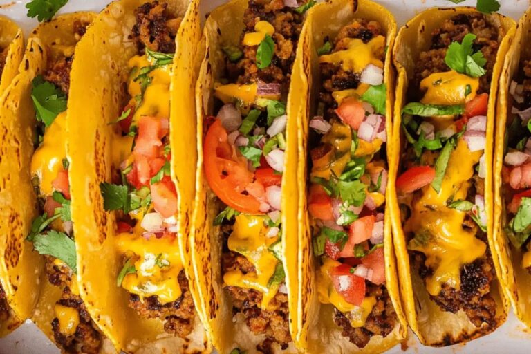 Cheeseburger Baked Tacos Recipe