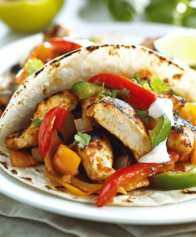 The Chicken Fajitas Recipe