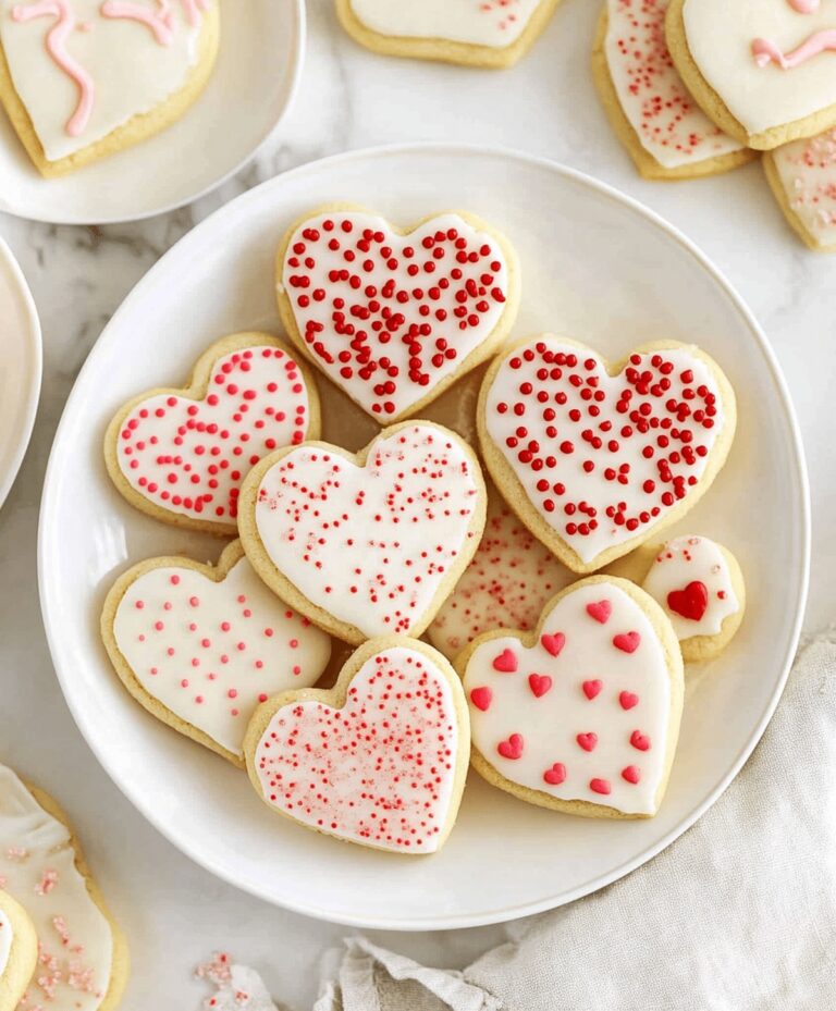 Heart-shaped Sugar Cookies Recipe