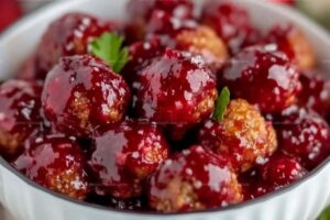 Best Christmas Cranberry Meatballs Recipe