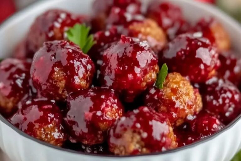 Best Christmas Cranberry Meatballs Recipe