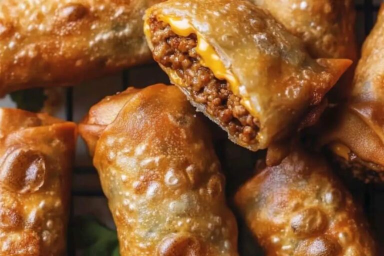 Cheeseburger Egg Roll Recipe
