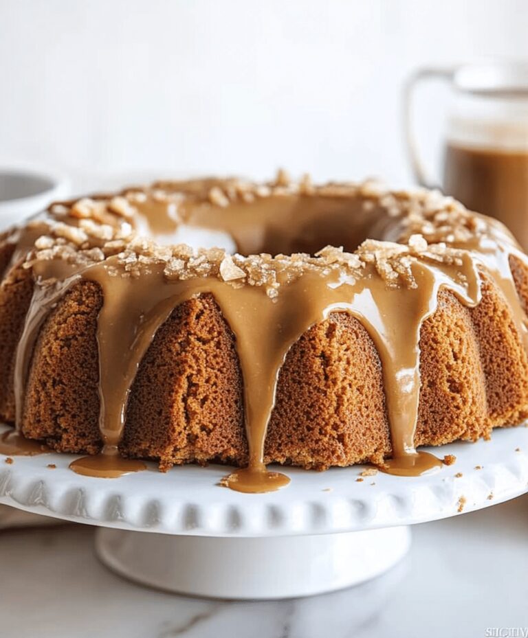 Brown Sugar Carmel Pound Cake Recipe