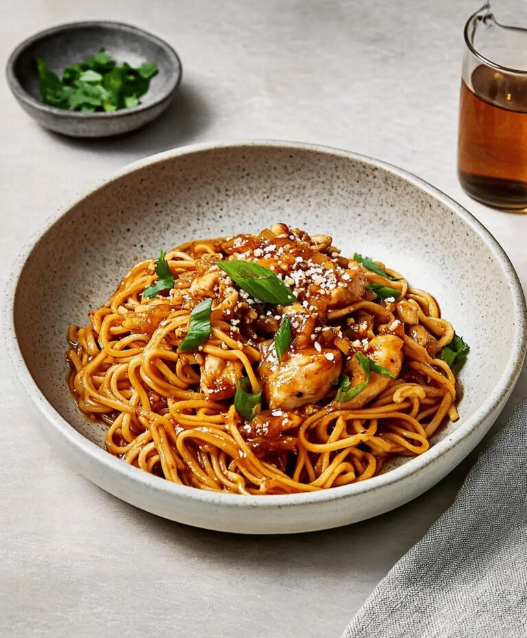 One-pot Honey Garlic Chicken And Noodles Recipe