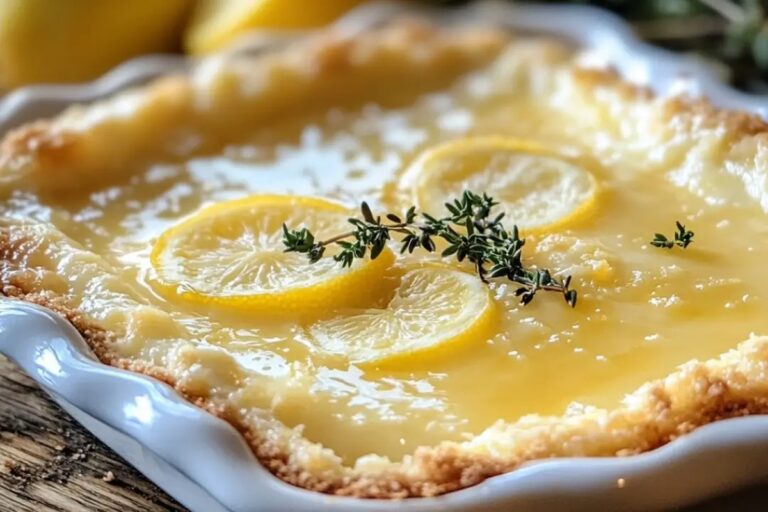 4-Ingredient Lemon Cream Cheese Dump Cake Recipe
