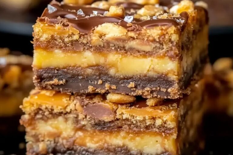 Cake Mix Toffee Bars Recipe