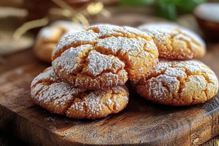 Cake Mix Crinkle Cookies Recipe