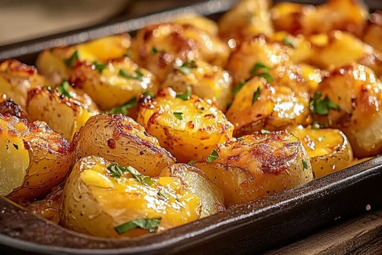 Cheesy Ranch Oven Roasted Potatoes Recipe
