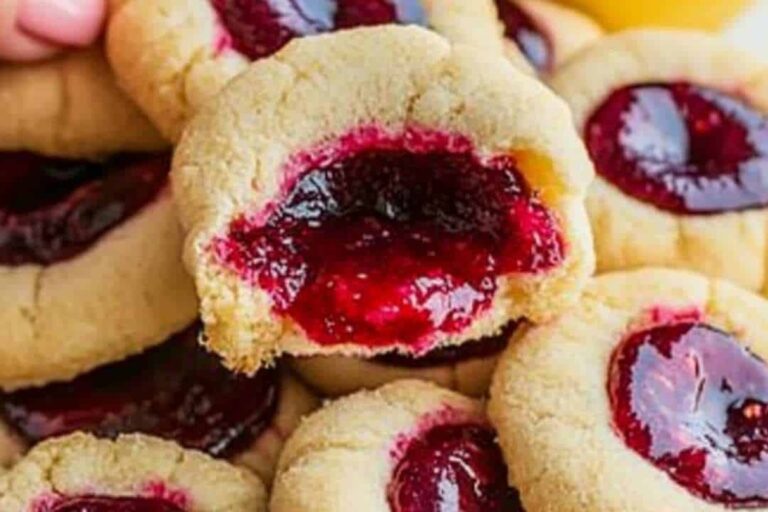 Raspberry Thumbprint Cookies Recipe