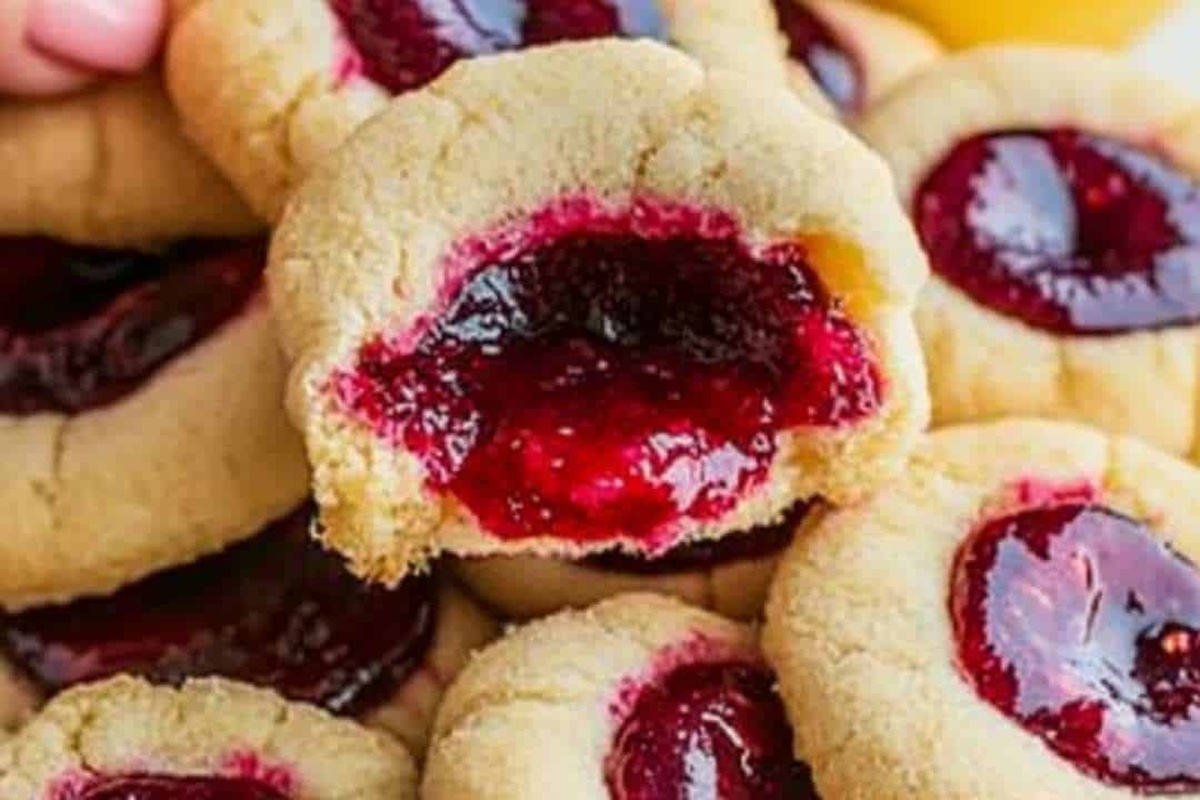 Raspberry Thumbprint Cookies Recipe