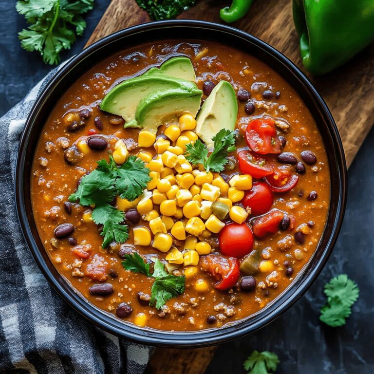 Slow Cooker Lentil Taco Chili Recipe