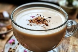 Rose Bud Earl Grey Tea Latte Recipe