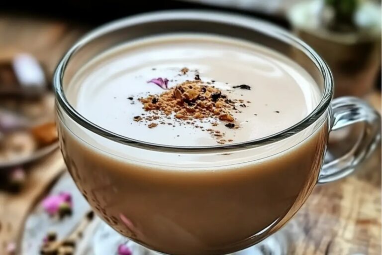 Rose Bud Earl Grey Tea Latte Recipe
