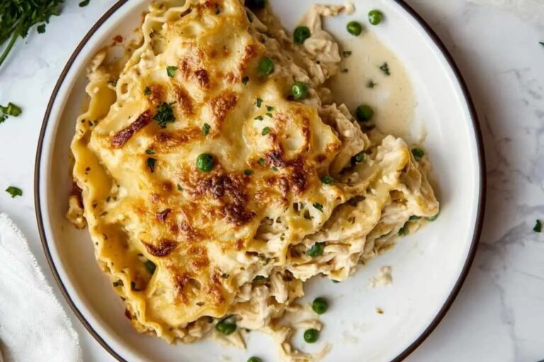 Chicken Alfredo Lasagna Roll Ups Recipe