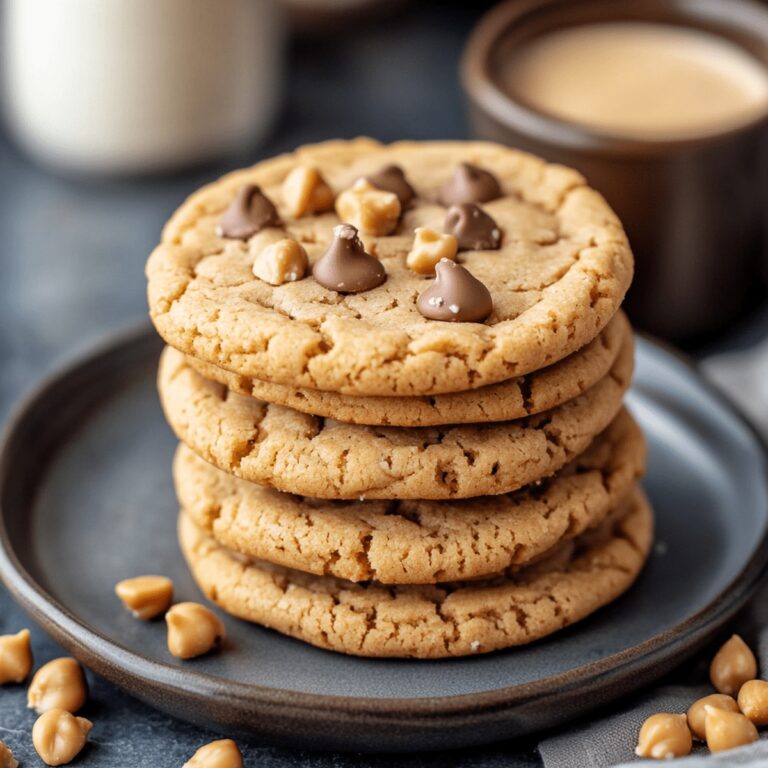 Soft & Thick Peanut Butter Cookies Recipe