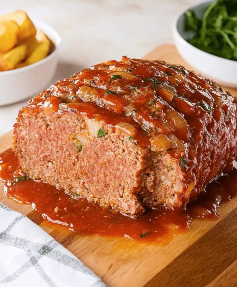 Easy Copycat Cracker Barrel Meatloaf Recipe