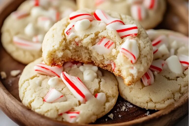 White Chocolate Peppermint Cookies Recipe