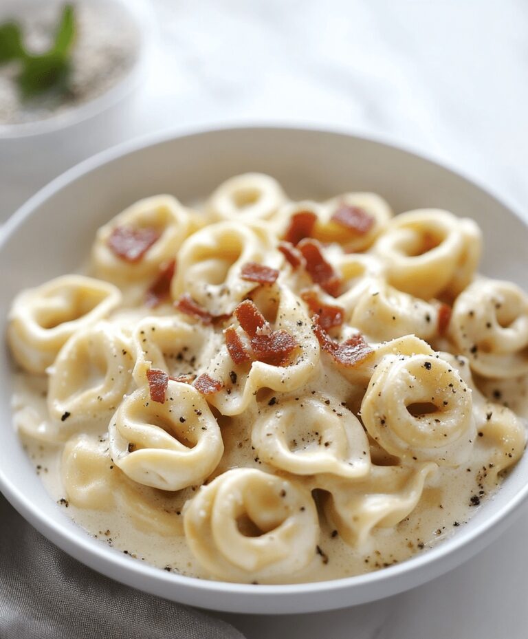 Tortellini Carbonara Recipe