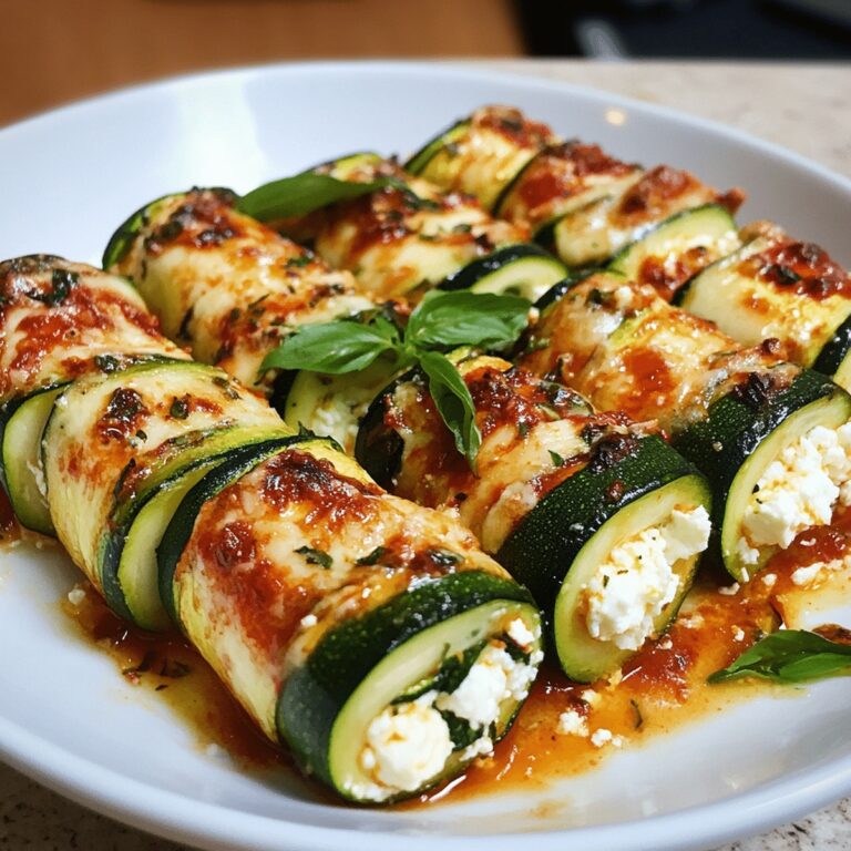 Zucchini Ricotta Rolls Recipe
