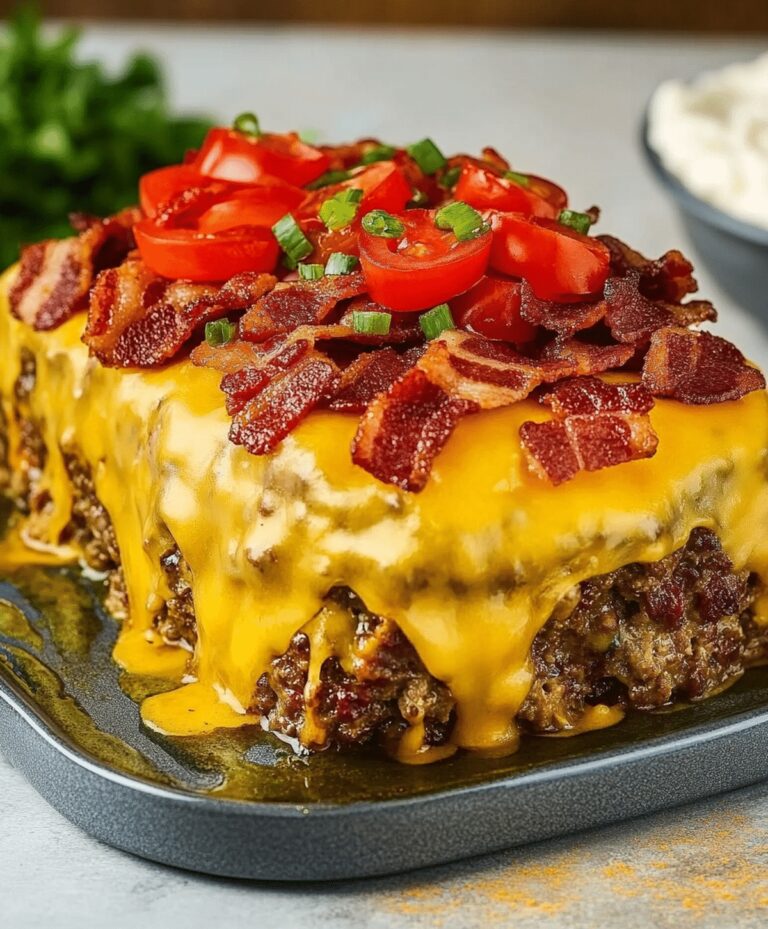 Bacon Cheeseburger Meatloaf Recipe