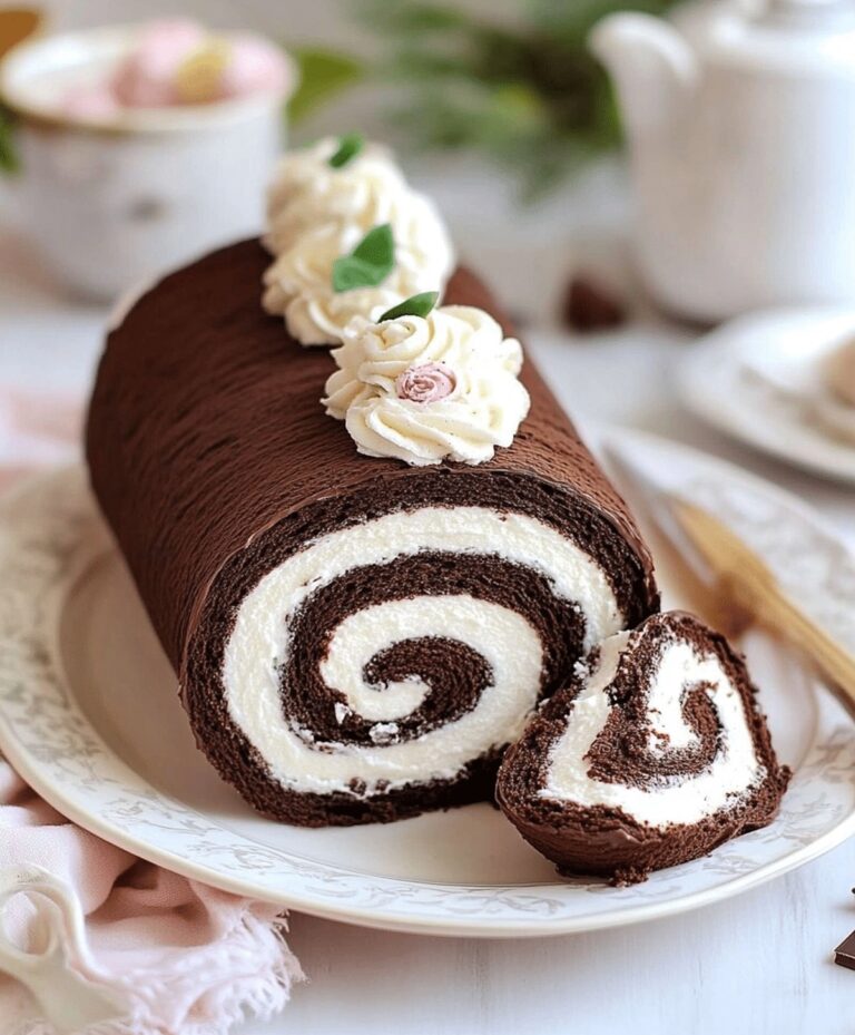 Choco Swiss Roll Delight Recipe