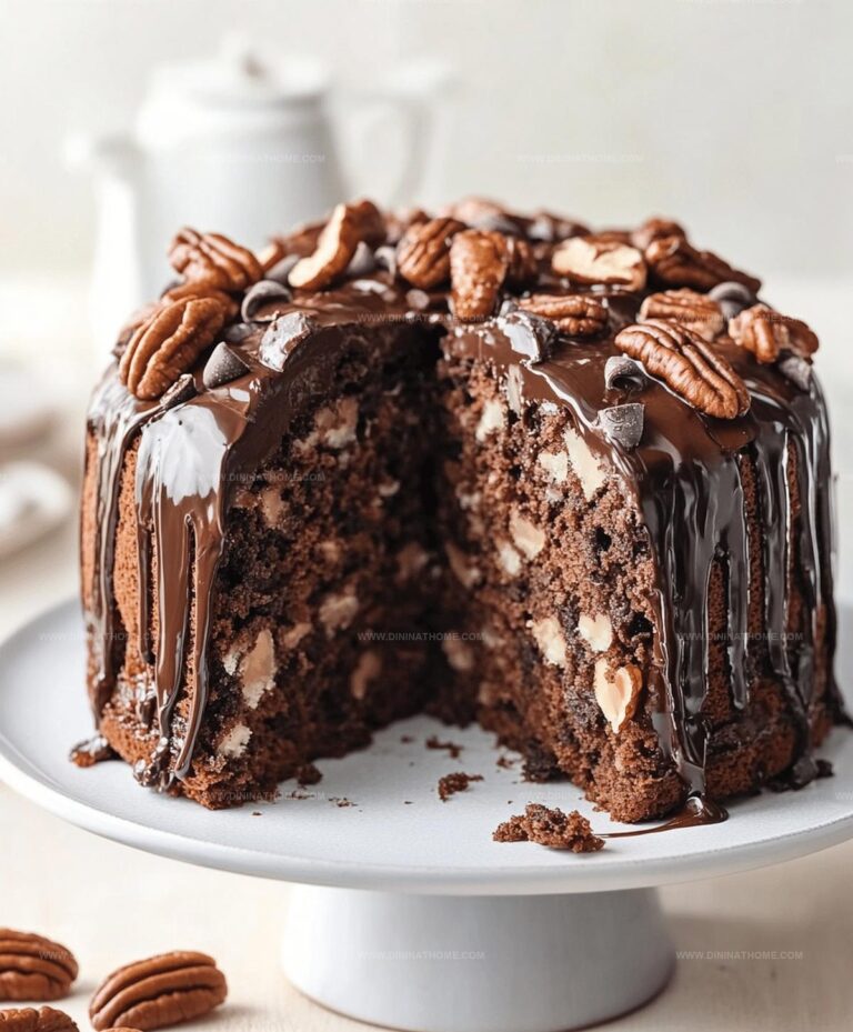 Chocolate Pecan Dream Cake Recipe