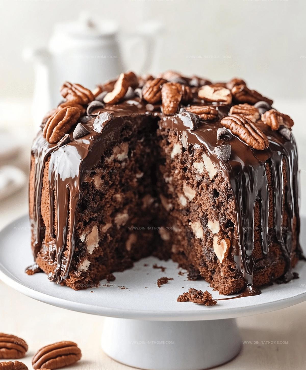 Chocolate Pecan Dream Cake Recipe
