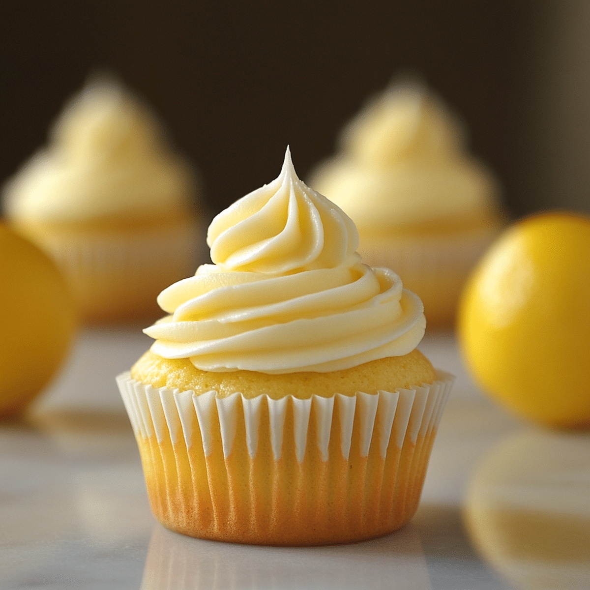 Lemon Cupcakes With Vanilla Frosting Recipe