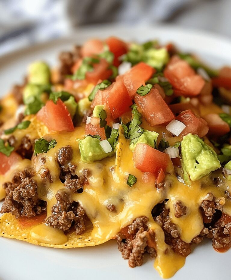 The Best Homemade Nachos With Ground Beef Recipe