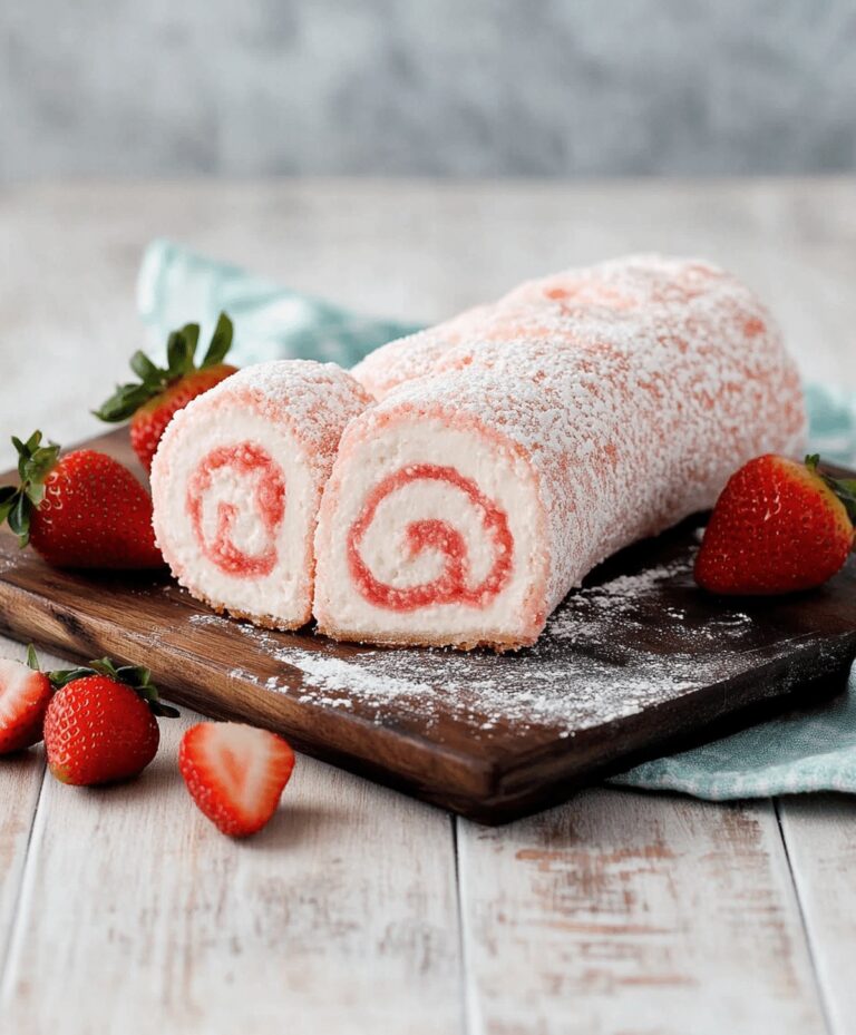 Sweet Strawberry Shortcake Cheesecake Rolls Recipe