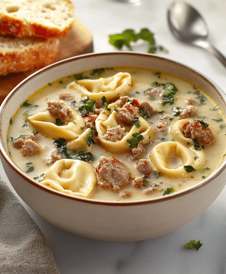 Sausage Tortellini Soup Recipe