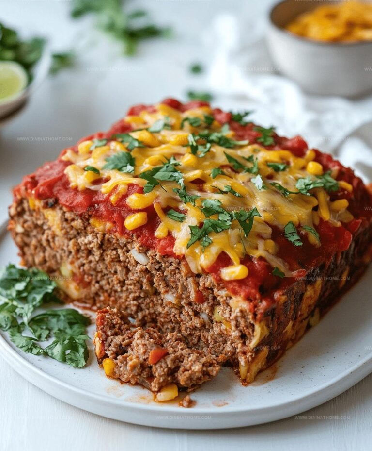 Mexican Taco Meatloaf Recipe