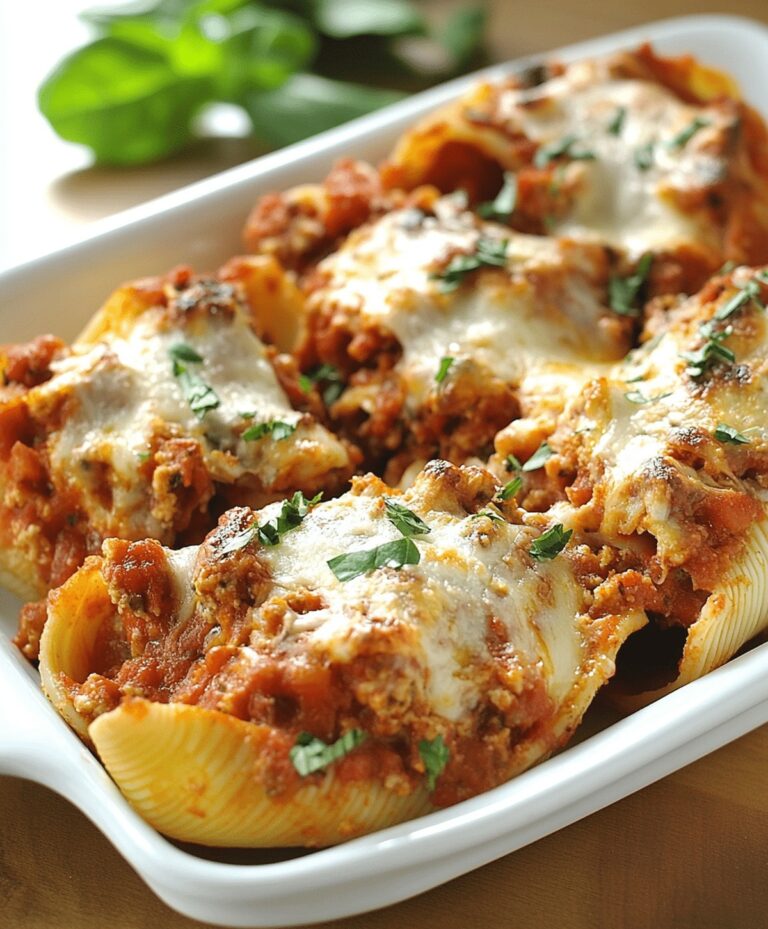 Baked Stuffed Shells Recipe