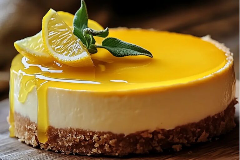 Lemon Cheesecake With Lemon Curd Recipe