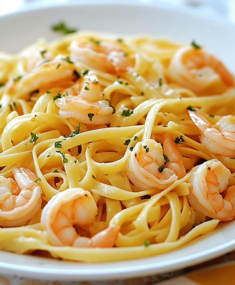 Garlic Butter Shrimp Pasta Recipe