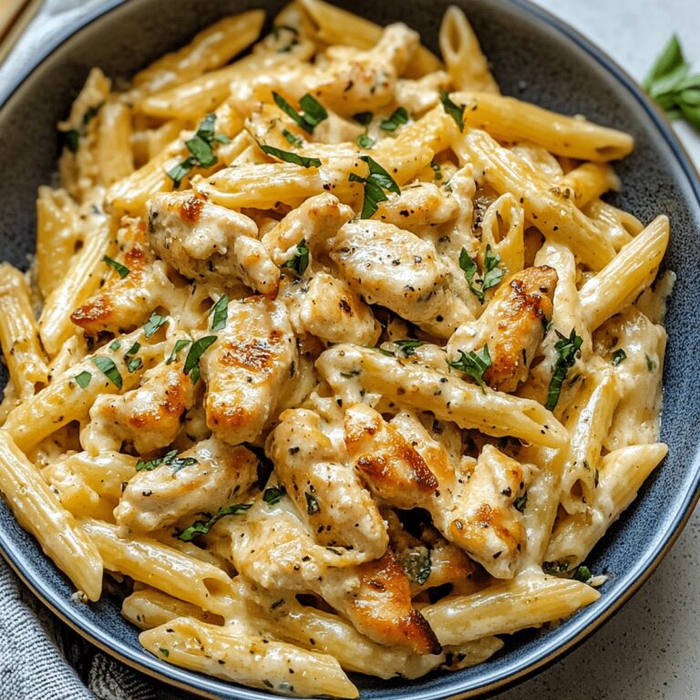 Creamy Garlic Chicken Pasta Recipe